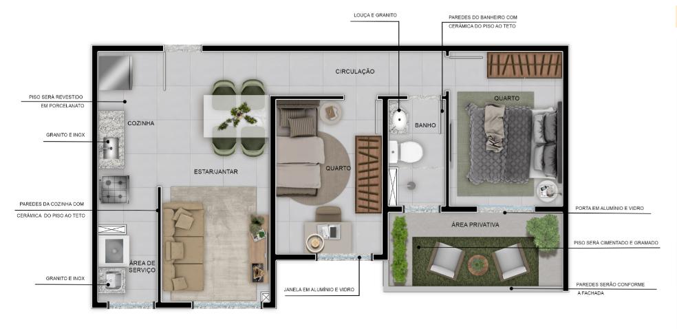 Apartamento à venda com 2 quartos, 44m² - Foto 9