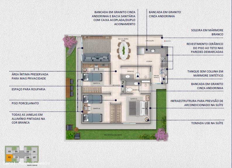 Apartamento à venda com 3 quartos, 67m² - Foto 5