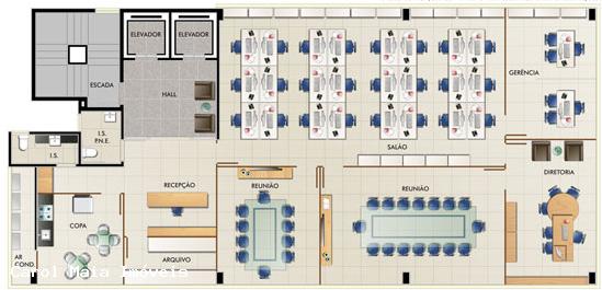 Conjunto Comercial-Sala à venda, 213m² - Foto 2