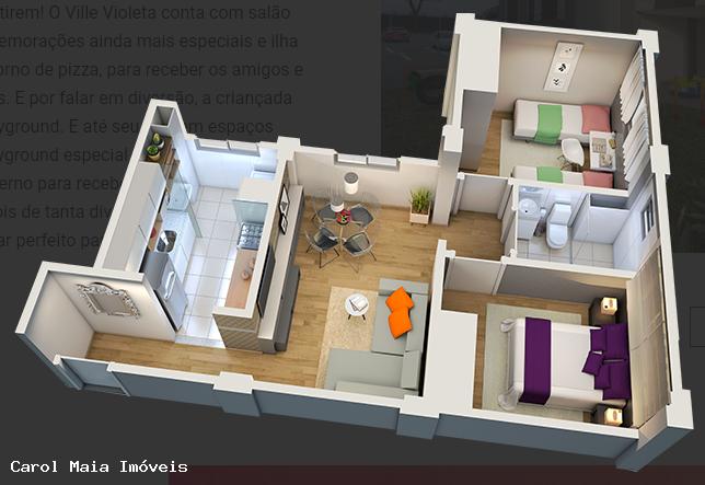 Apartamento à venda com 2 quartos, 46m² - Foto 6