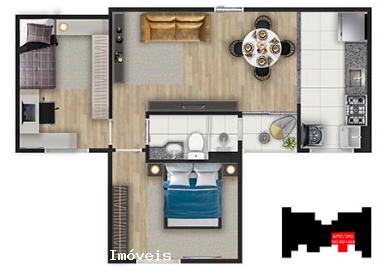 Apartamento à venda com 2 quartos, 51m² - Foto 14