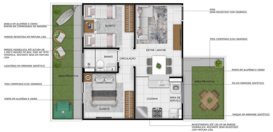 Apartamento à venda com 2 quartos, 22m² - Foto 9