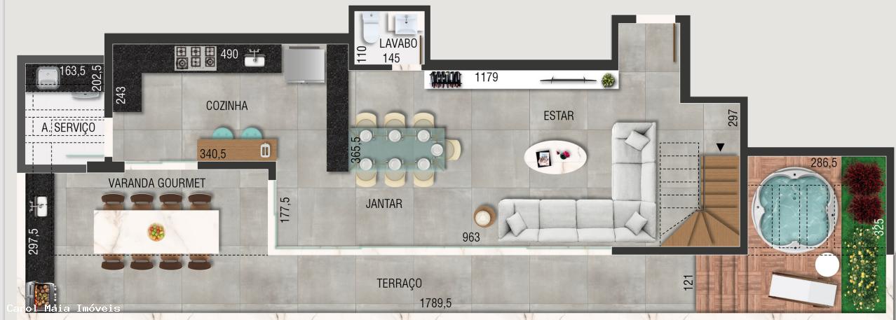 Apartamento à venda com 3 quartos, 45m² - Foto 16