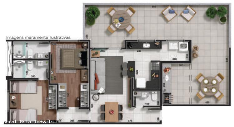 Apartamento à venda com 2 quartos, 108m² - Foto 6