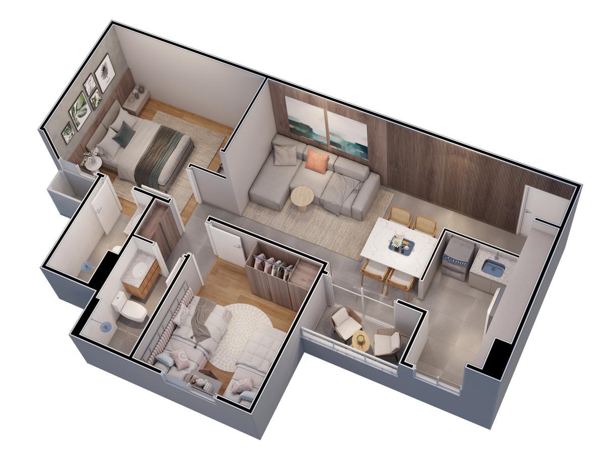 Apartamento à venda com 2 quartos, 58m² - Foto 24