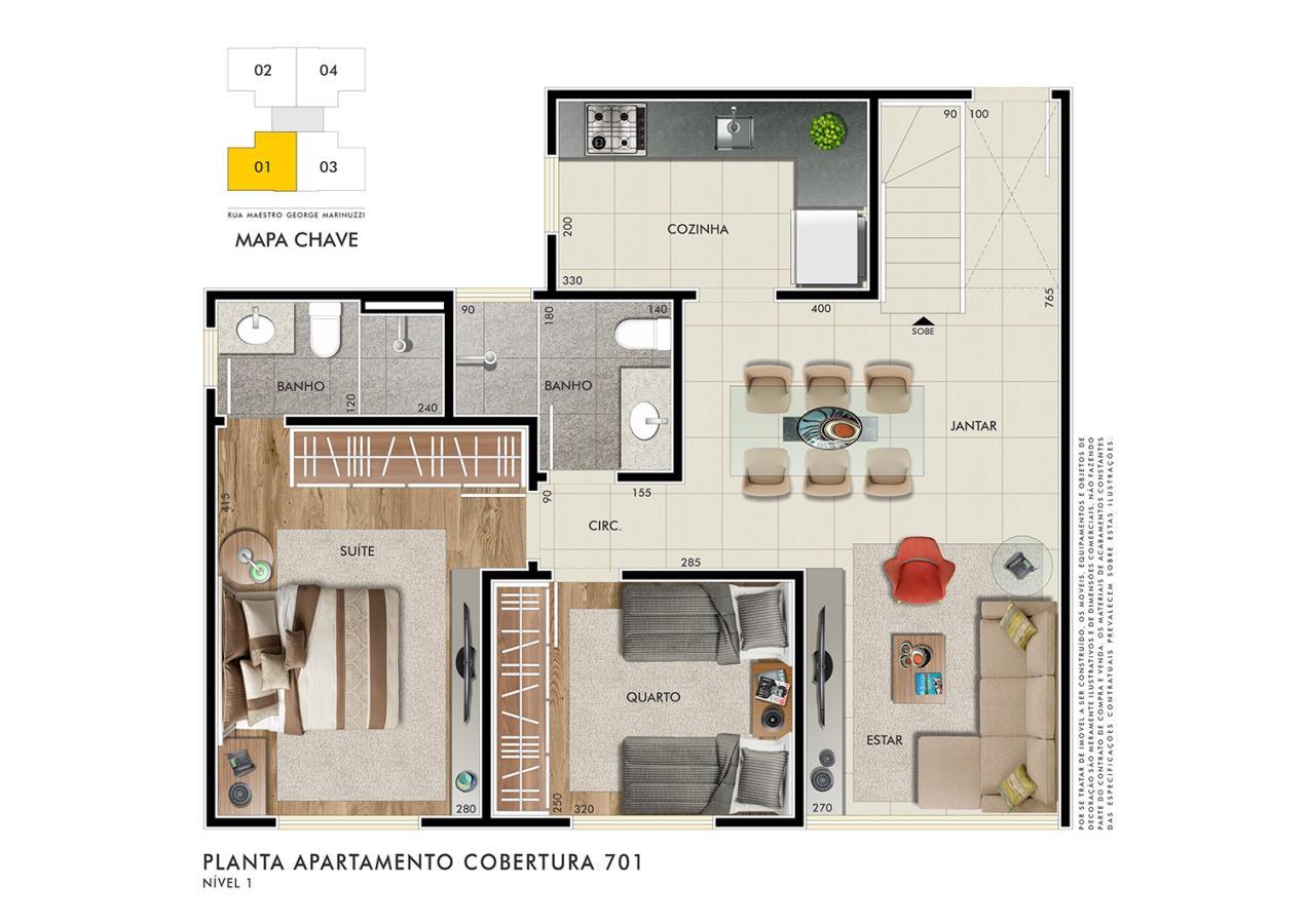 Apartamento à venda com 2 quartos, 65m² - Foto 5