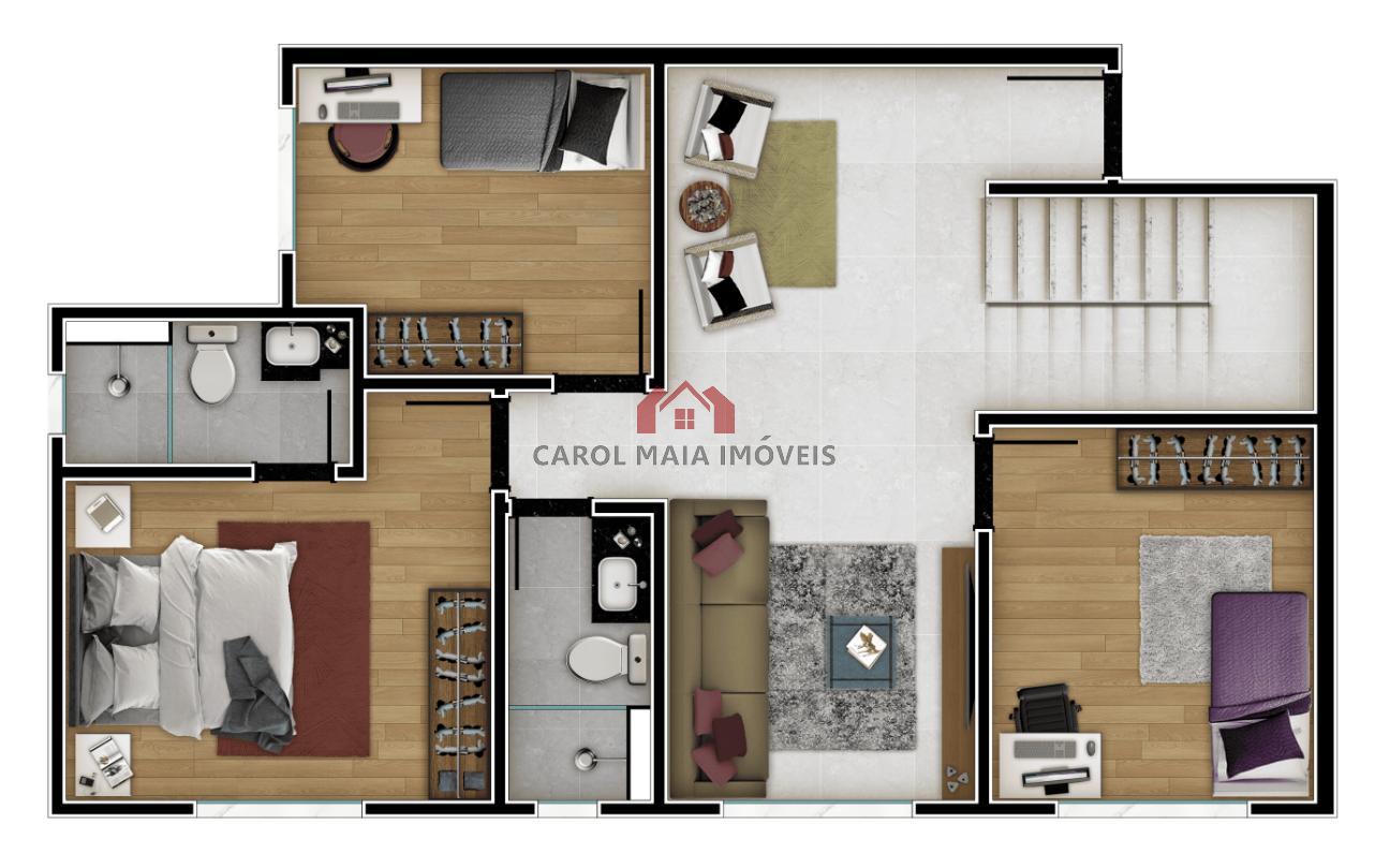 Apartamento à venda com 3 quartos - Foto 5