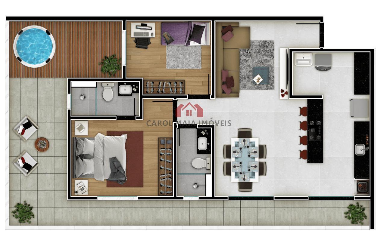 Apartamento à venda com 3 quartos - Foto 10